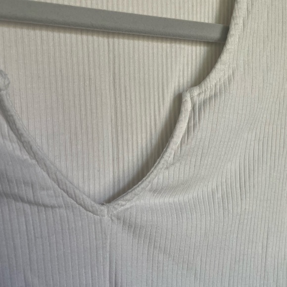 Garage White Cropped Shirt - Picture 3 of 5